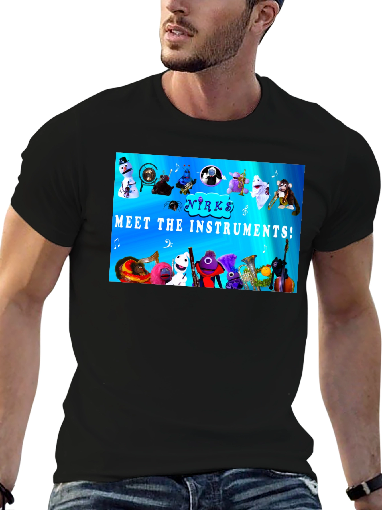Meet the Instruments Black T-Shirt