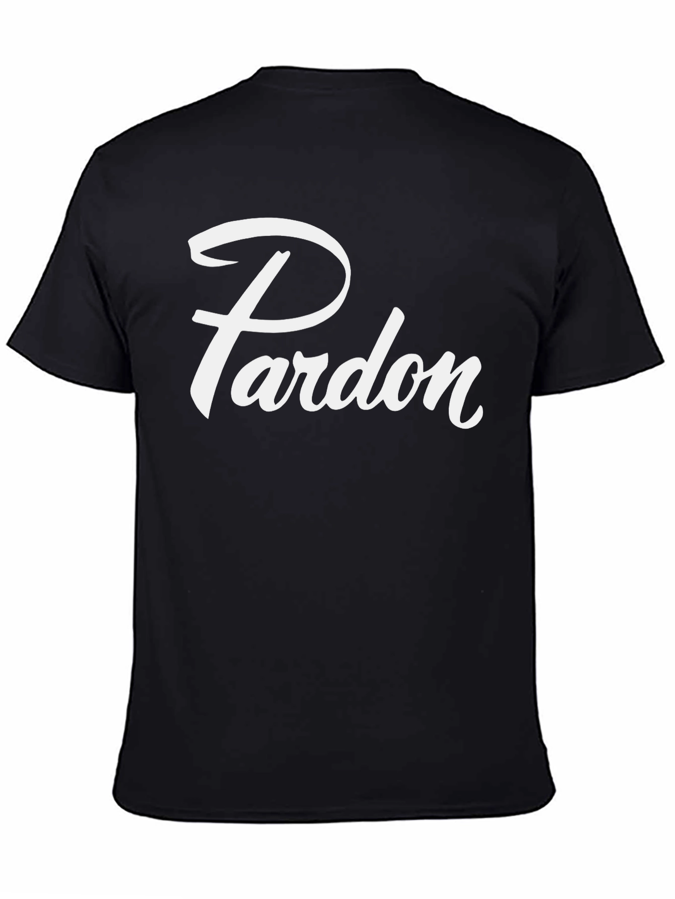 Pardon Graphic Tee - Stylish Comfort