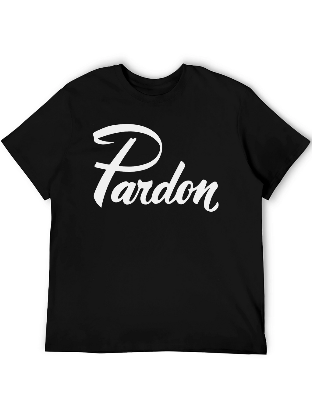 Pardon Graphic Tee - Stylish Comfort