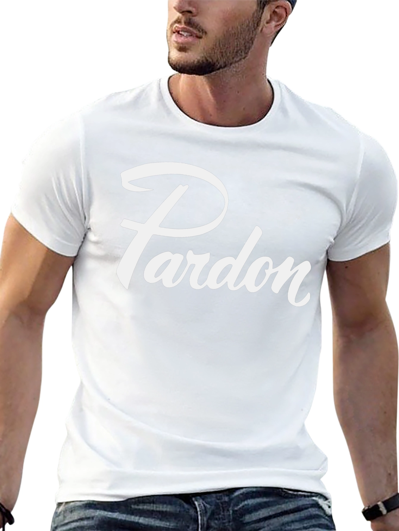 Pardon Graphic Tee - Stylish Comfort