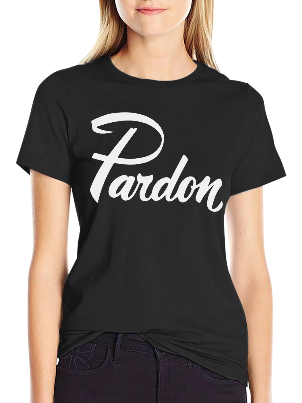 Pardon Graphic Tee - Stylish Comfort