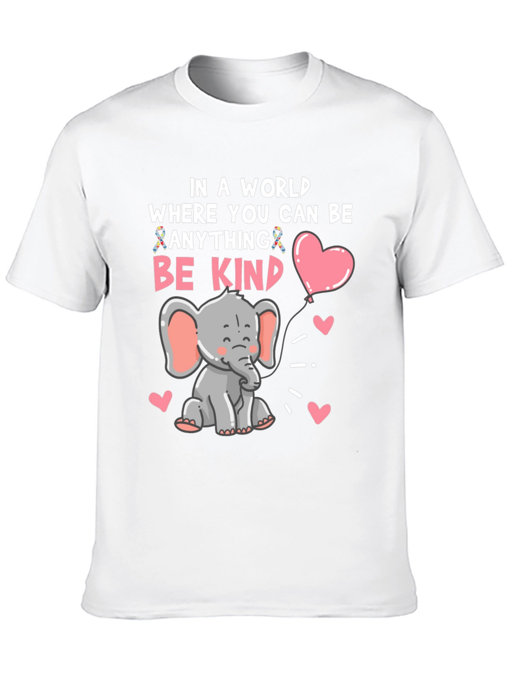 Be Kind Elephant Graphic Tee - Soft Cotton