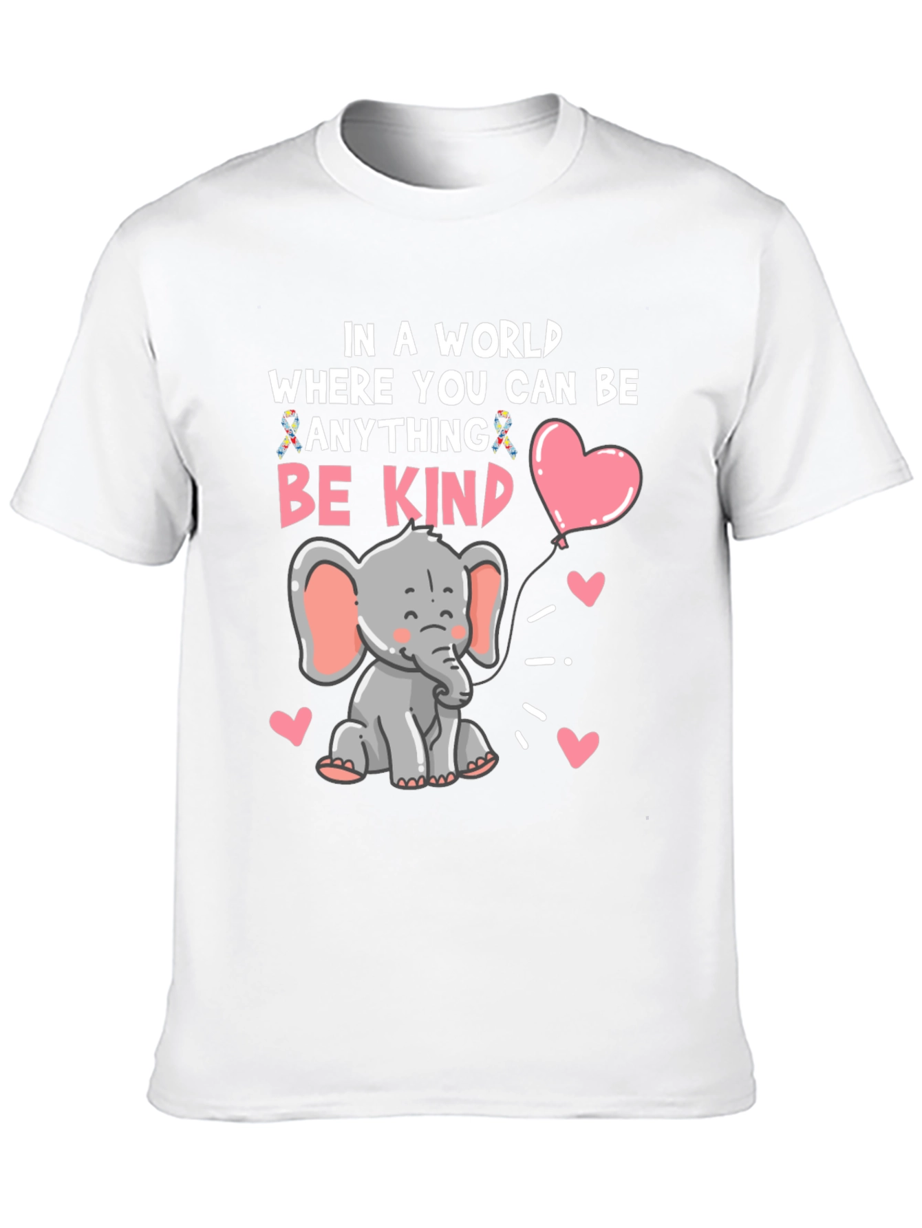 Be Kind Elephant Graphic Tee - Soft Cotton