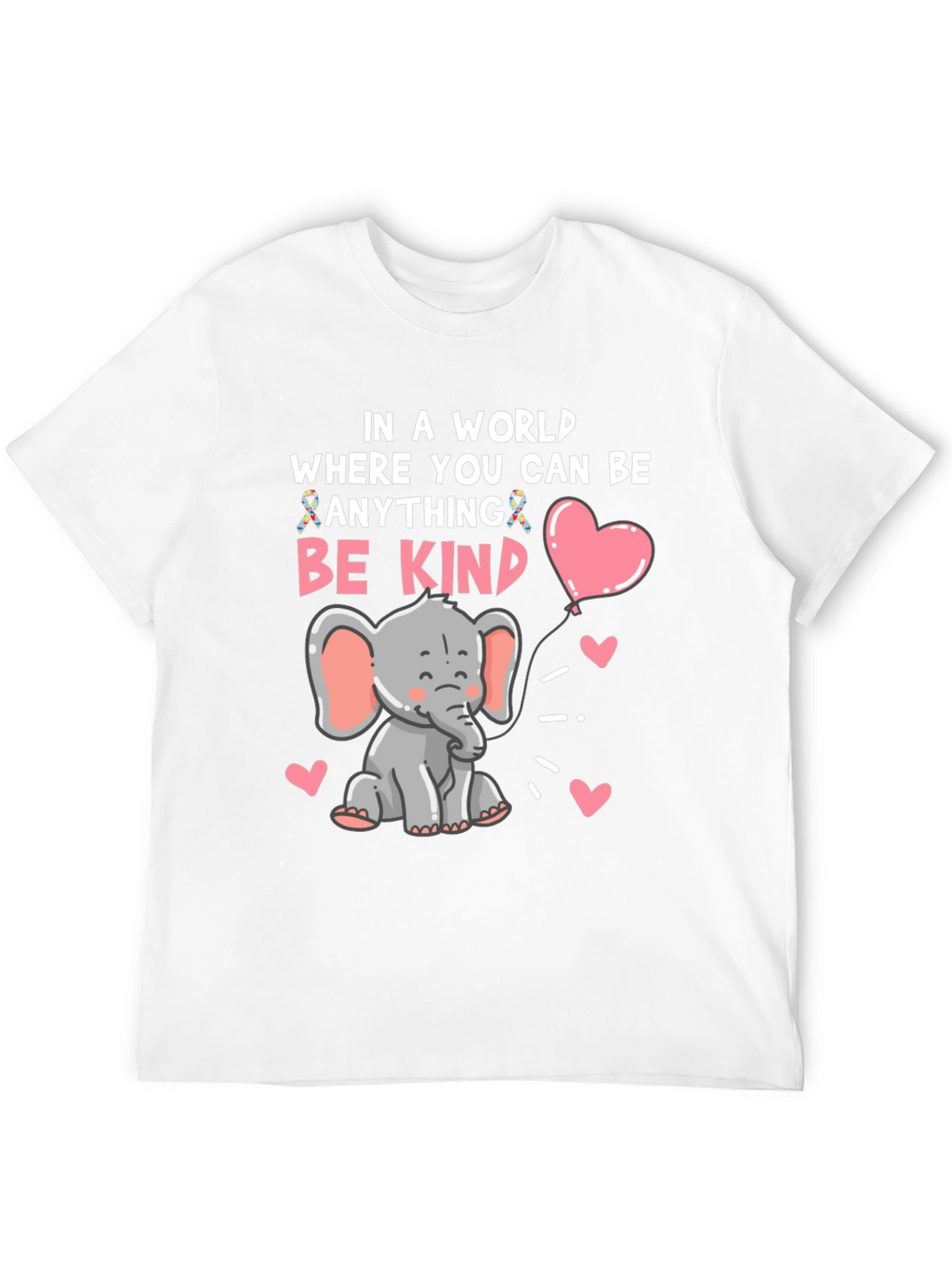 Be Kind Elephant Graphic Tee - Soft Cotton