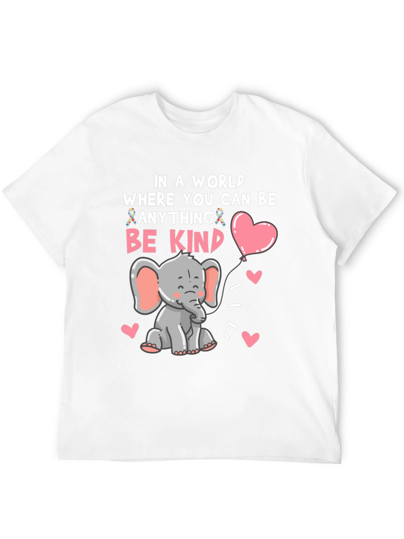 Be Kind Elephant Graphic Tee - Soft Cotton