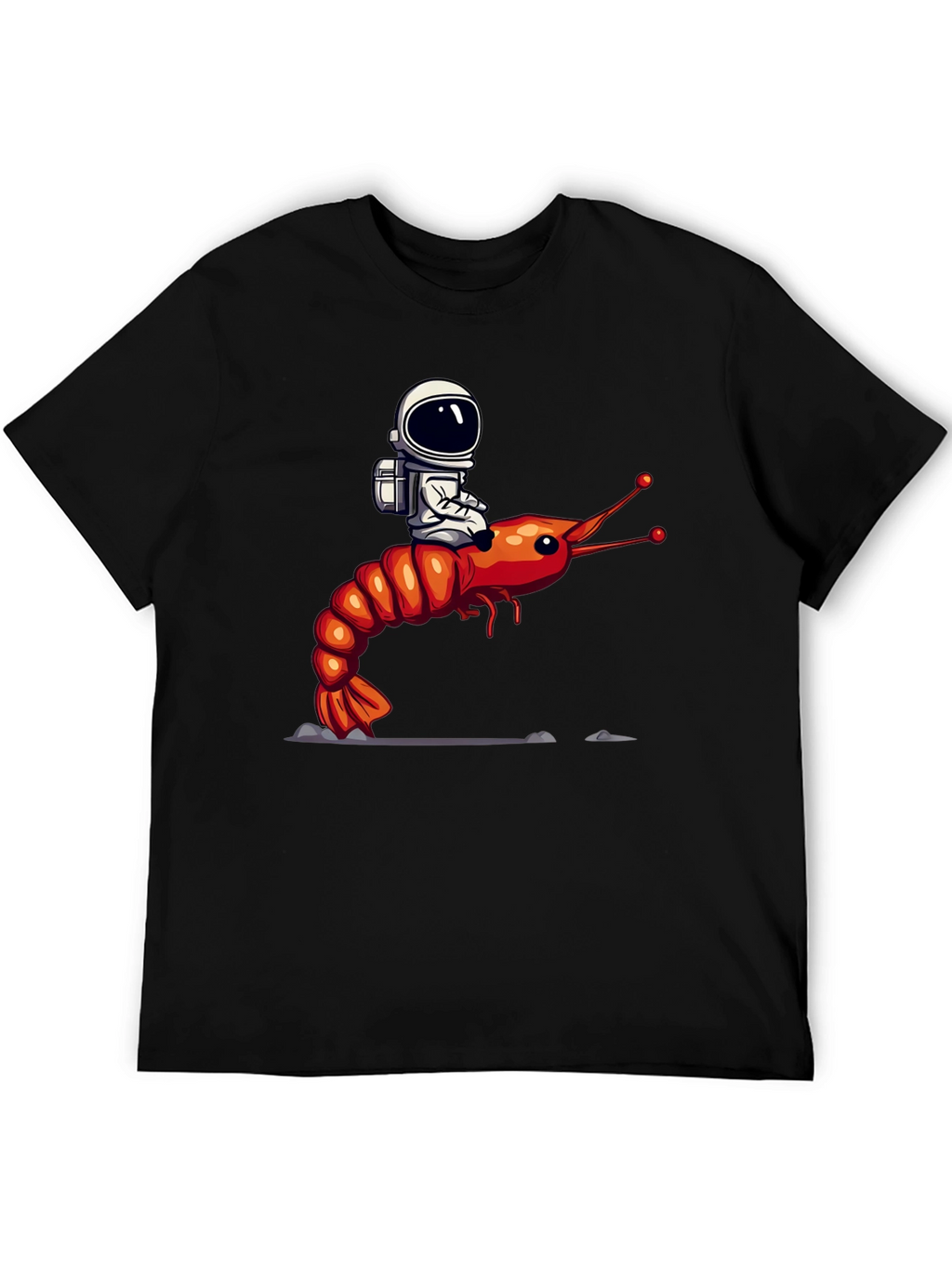 Astronaut Riding Shrimp T-Shirt