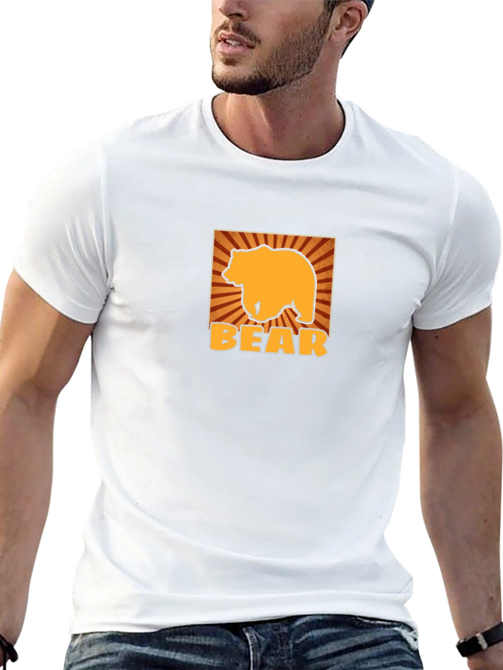 Bear Graphic T-Shirt - Unique Animal Design
