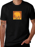 Bear Graphic T-Shirt - Unique Animal Design
