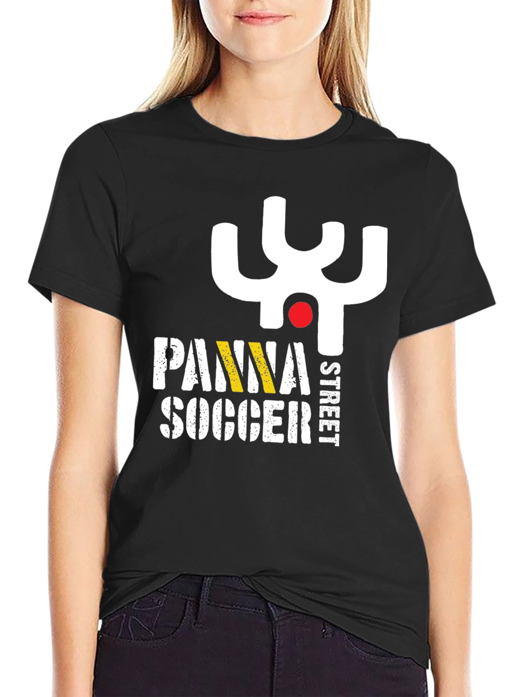Panna Street Soccer Black Graphic Tee