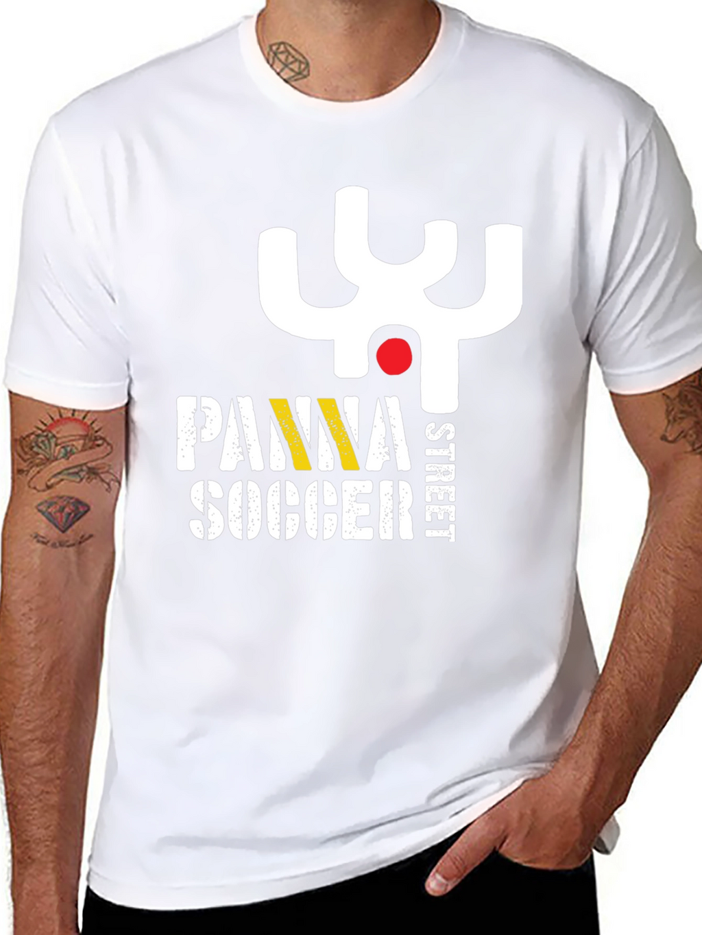 Panna Street Soccer Black Graphic Tee