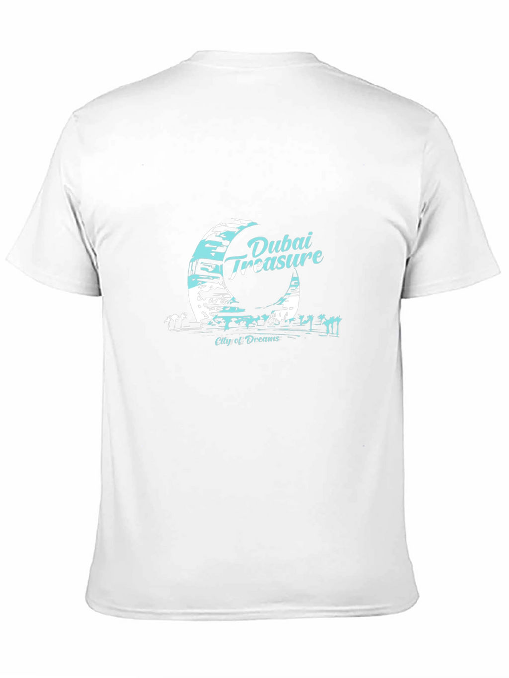Dubai Treasure Mens Black T-Shirt City of Dreams Tee