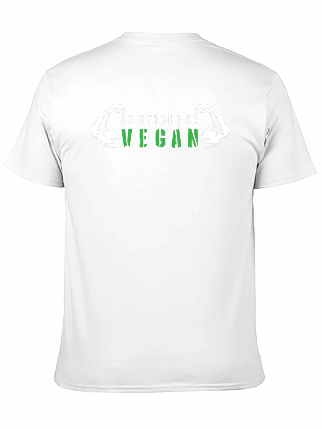 As Strong As Vegan T-Shirt - Black