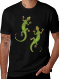 Lizard Graphic Tee - Unique Reptile Print