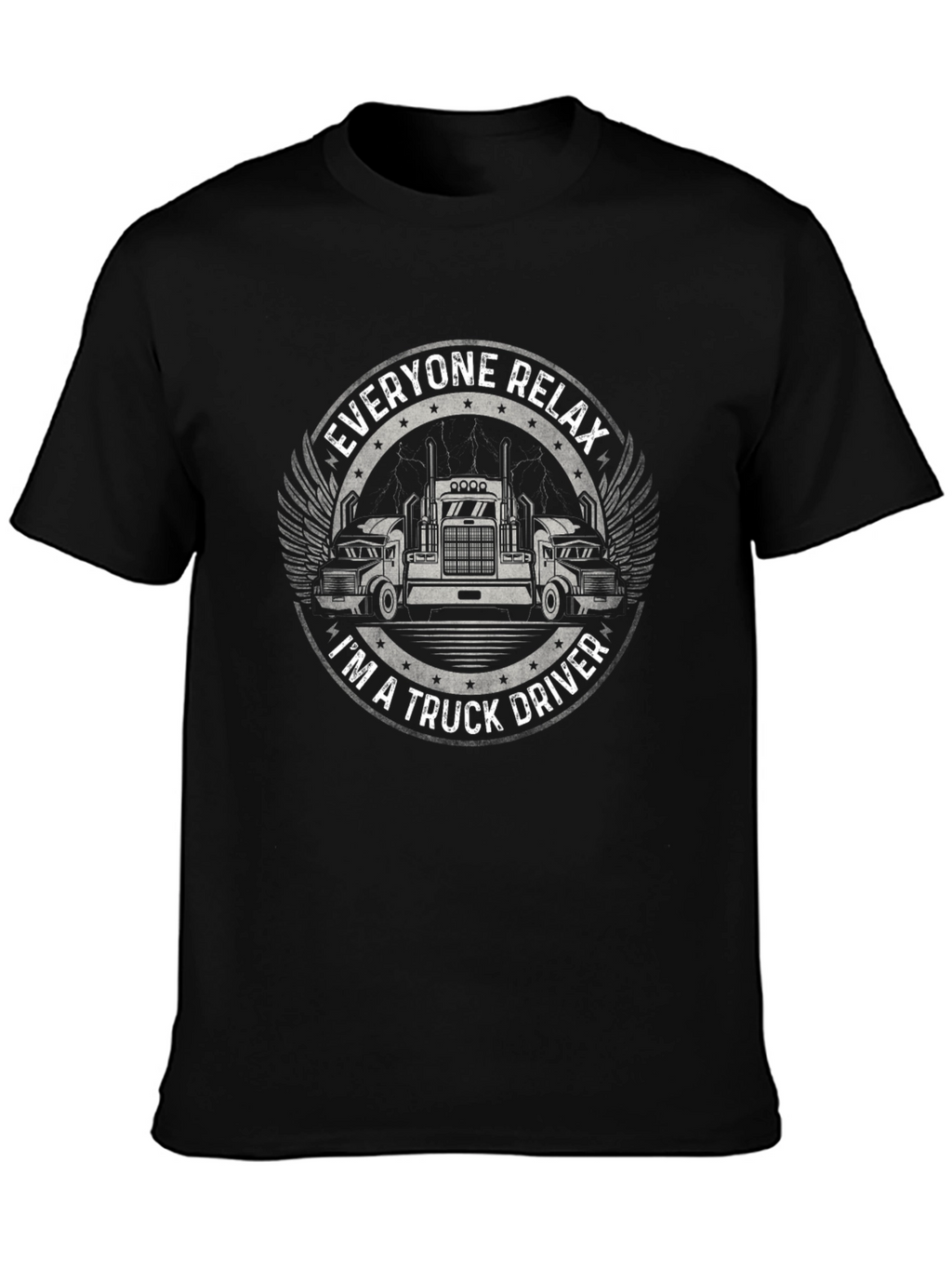 Truck Driver Graphic Tee - Everyone Relax