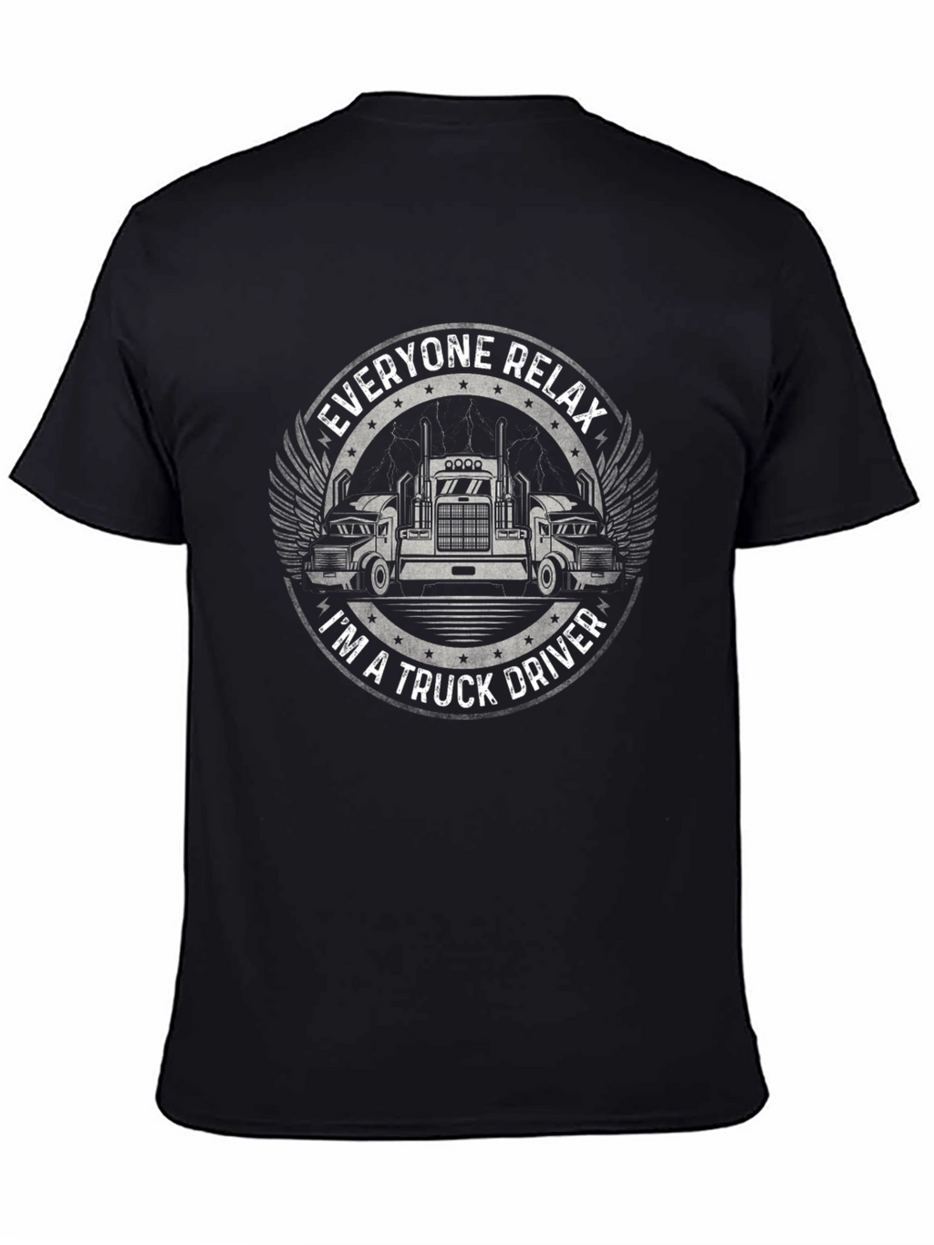Truck Driver Graphic Tee - Everyone Relax