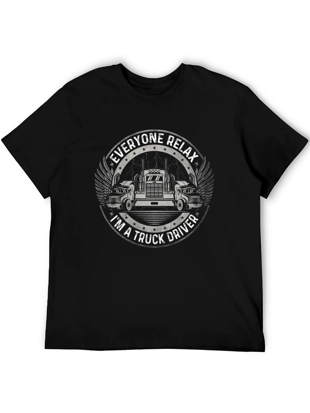 Truck Driver Graphic Tee - Everyone Relax