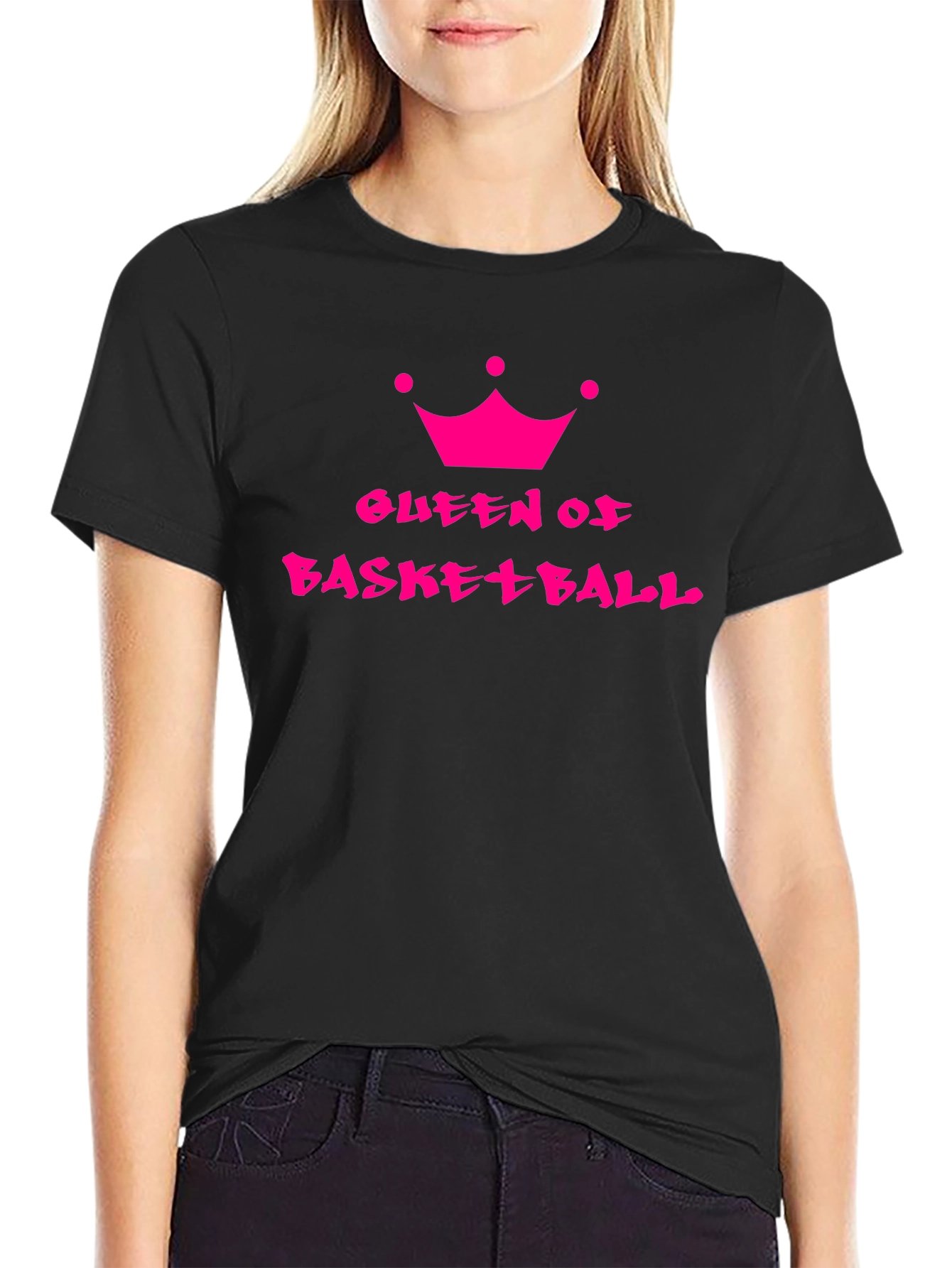 Queen of Basketball Graphic T-Shirt