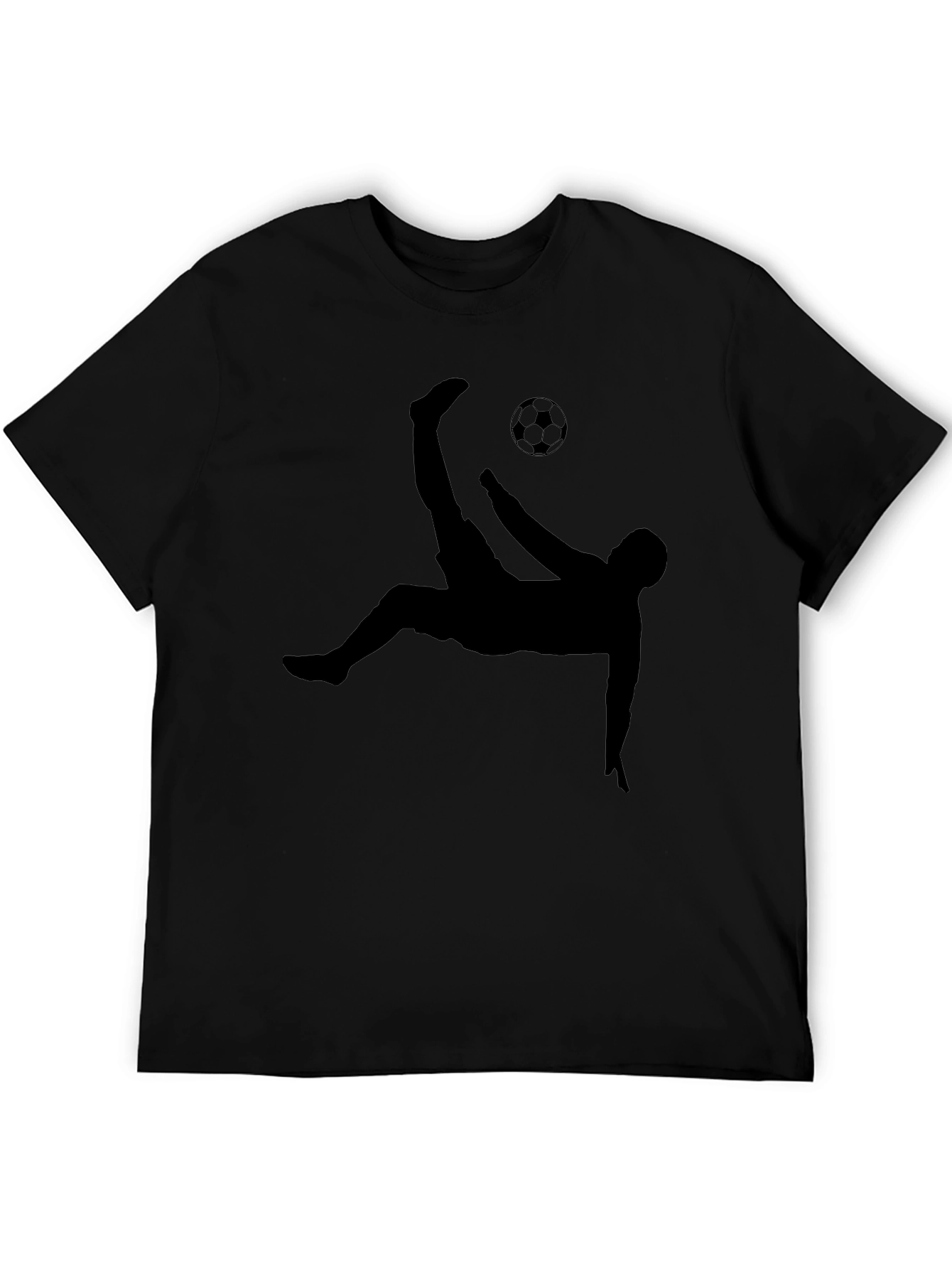 Soccer Kick T-Shirt - Black Graphic Tee