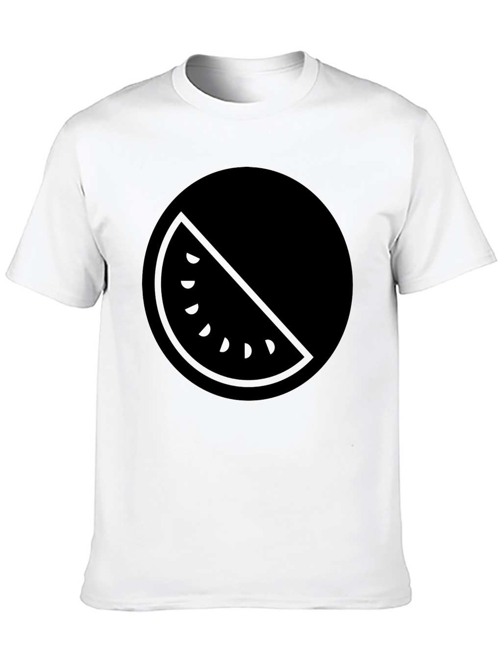 Black Watermelon Slice Graphic Tee