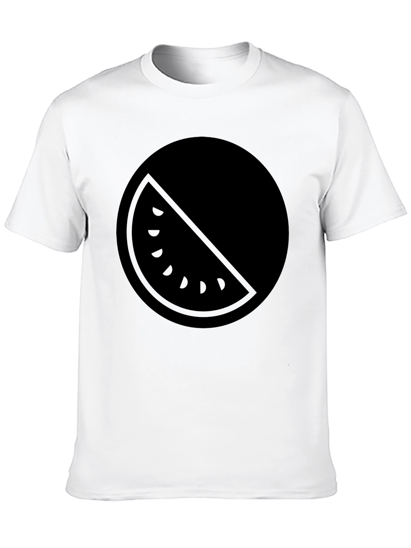 Black Watermelon Slice Graphic Tee