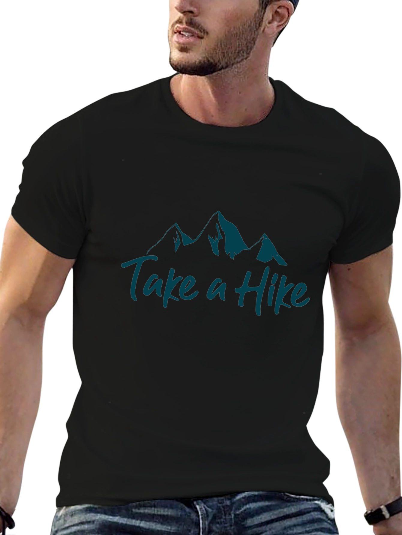 Take A Hike Graphic Tee - Mountain Design