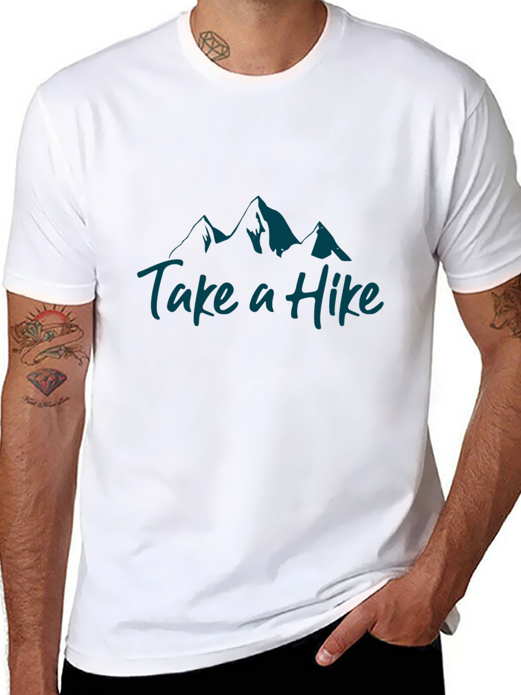 Take A Hike Graphic Tee - Mountain Design