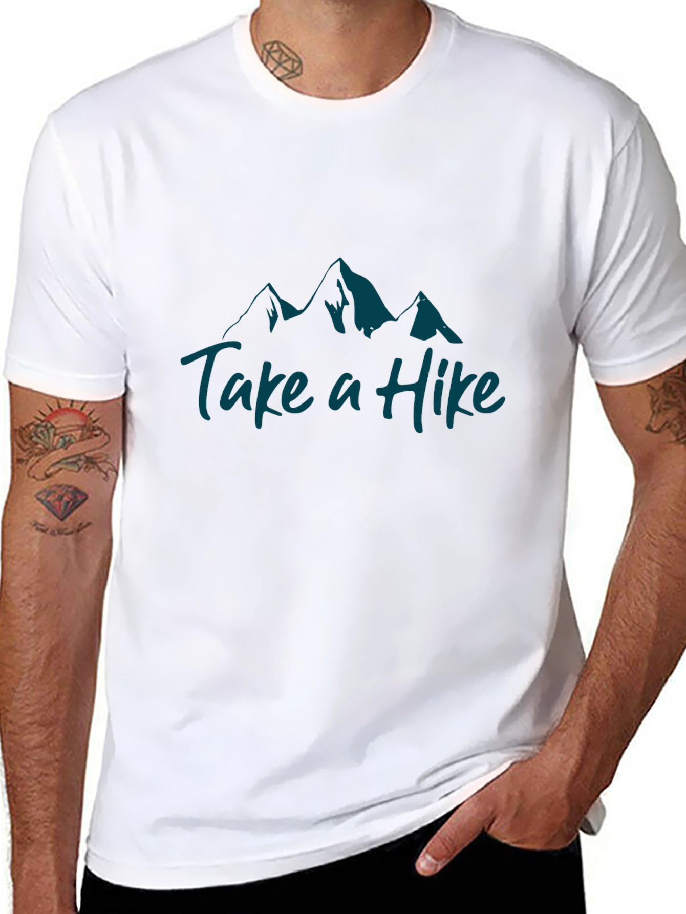 Take A Hike Graphic Tee - Mountain Design
