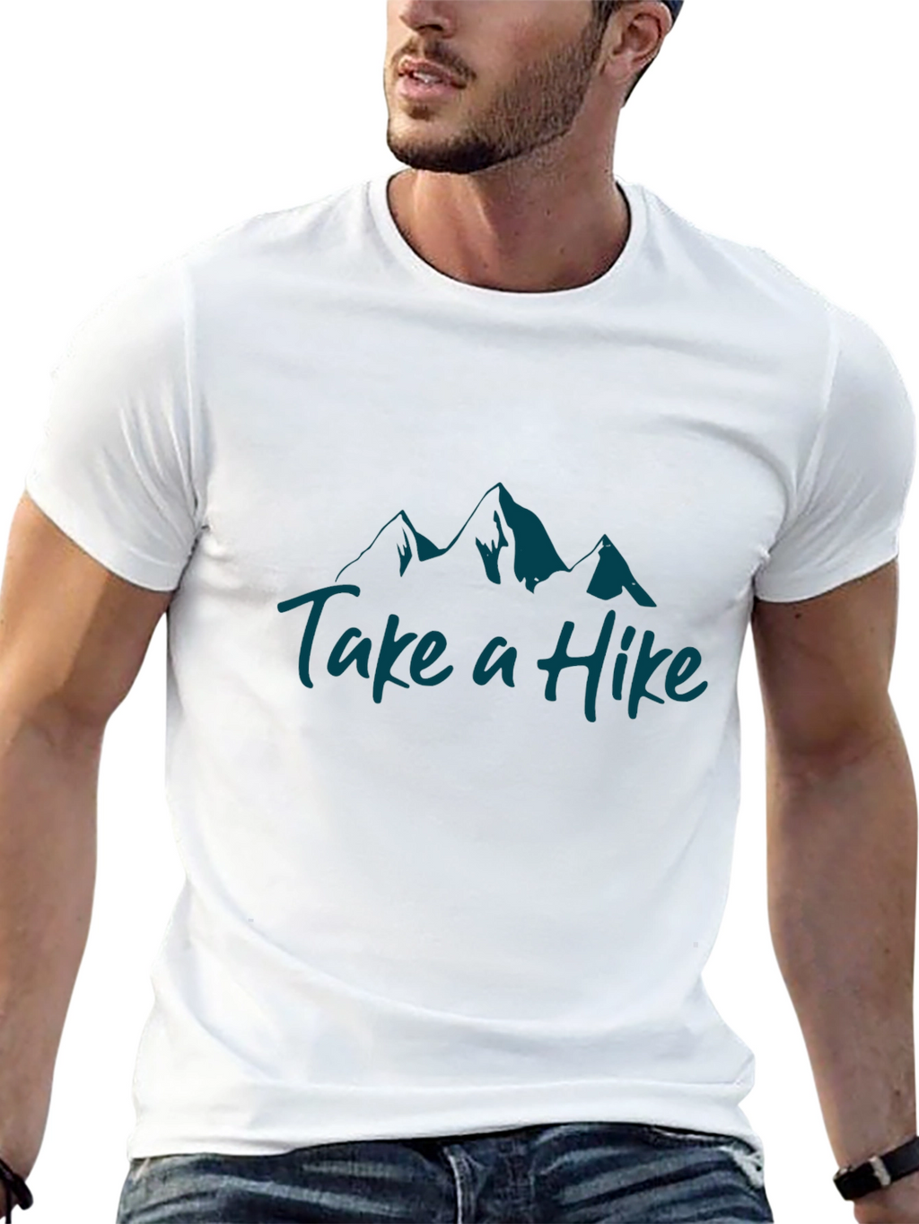 Take A Hike Graphic Tee - Mountain Design