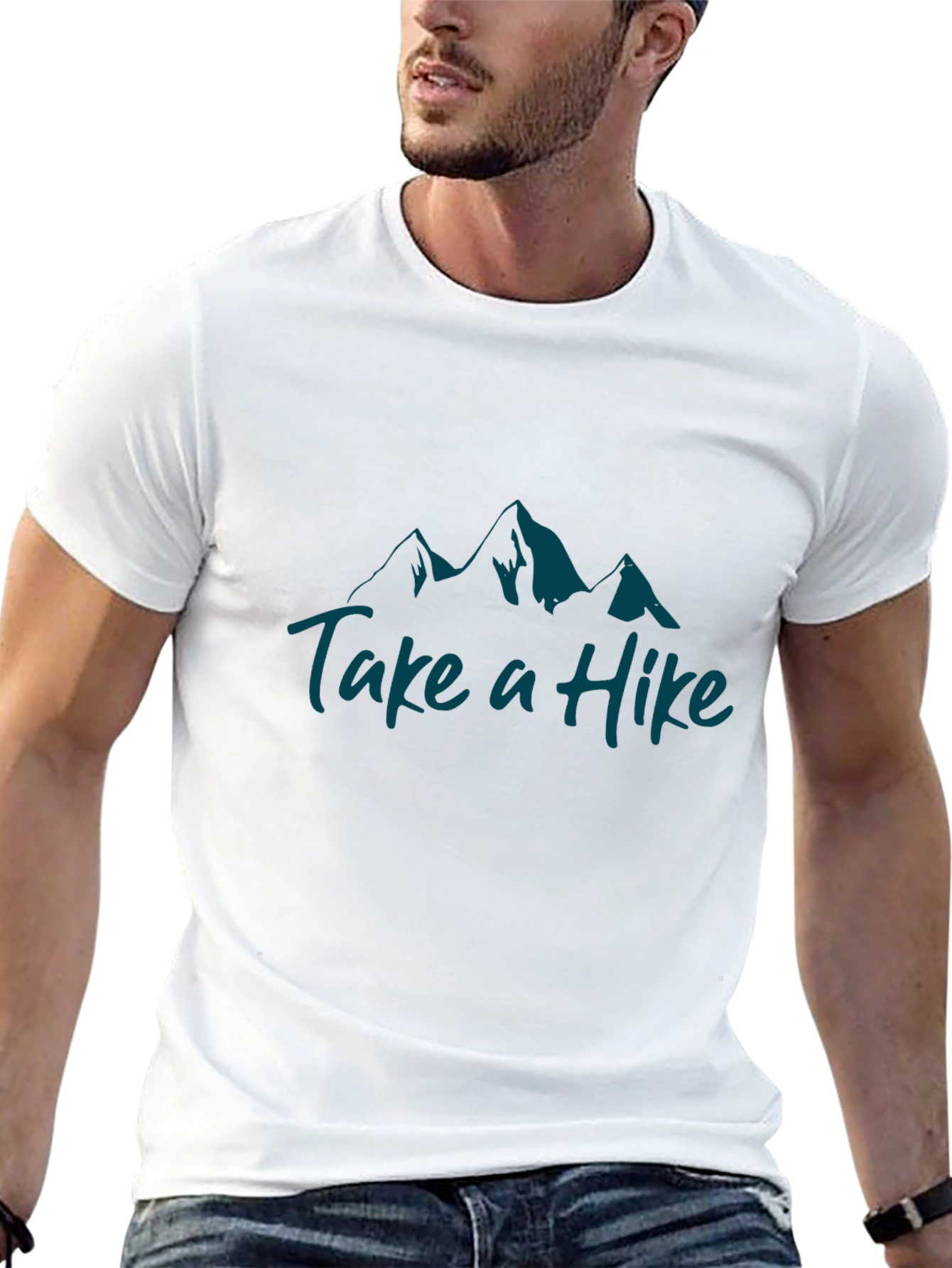 Take A Hike Graphic Tee - Mountain Design