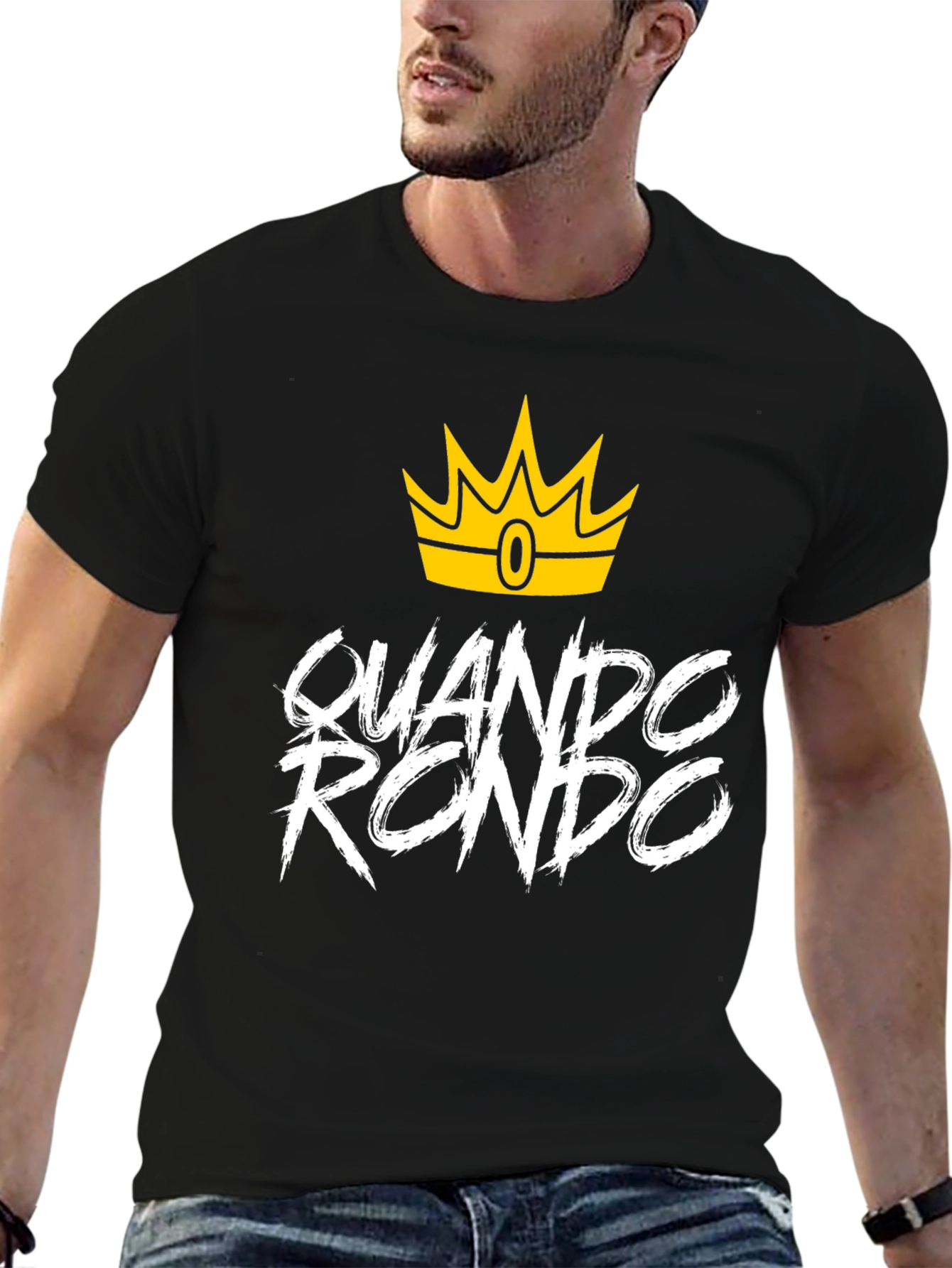 Quando Rondo Crown Graphic Black T-Shirt