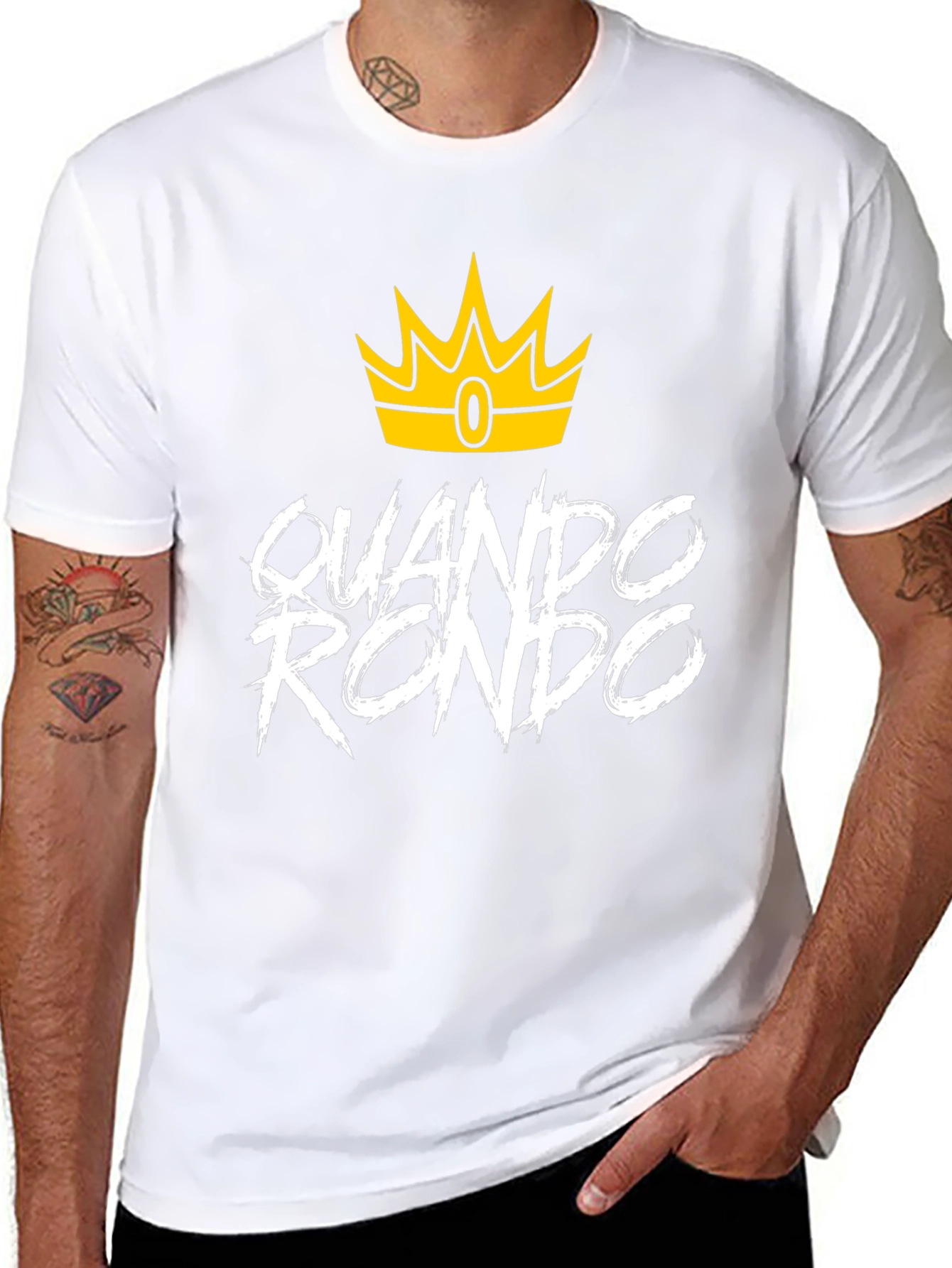 Quando Rondo Crown Graphic Black T-Shirt