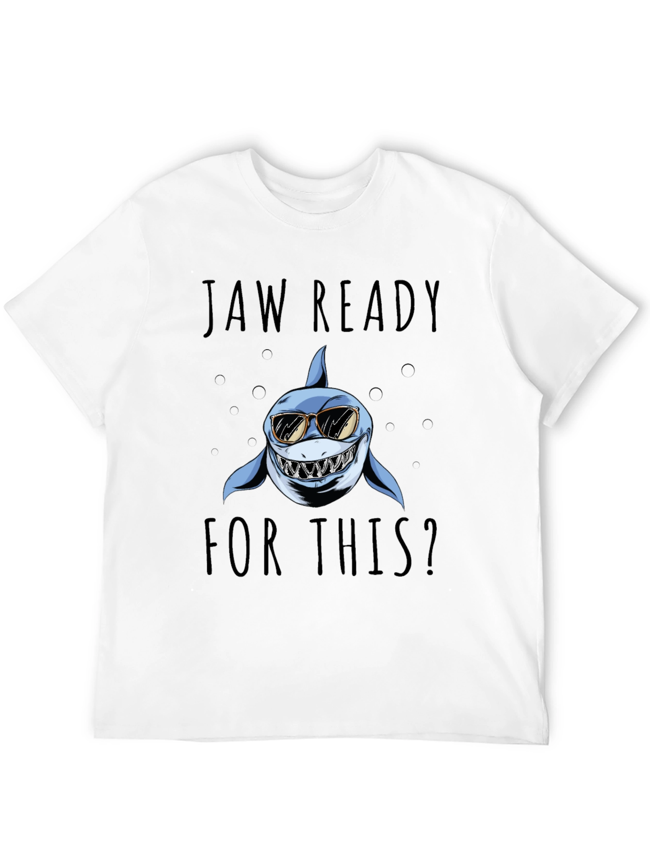 Jaw Ready Shark Graphic T-Shirt