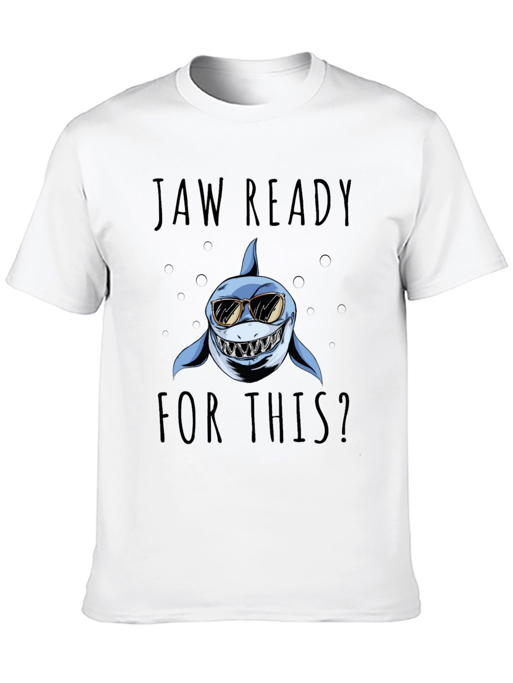 Jaw Ready Shark Graphic T-Shirt