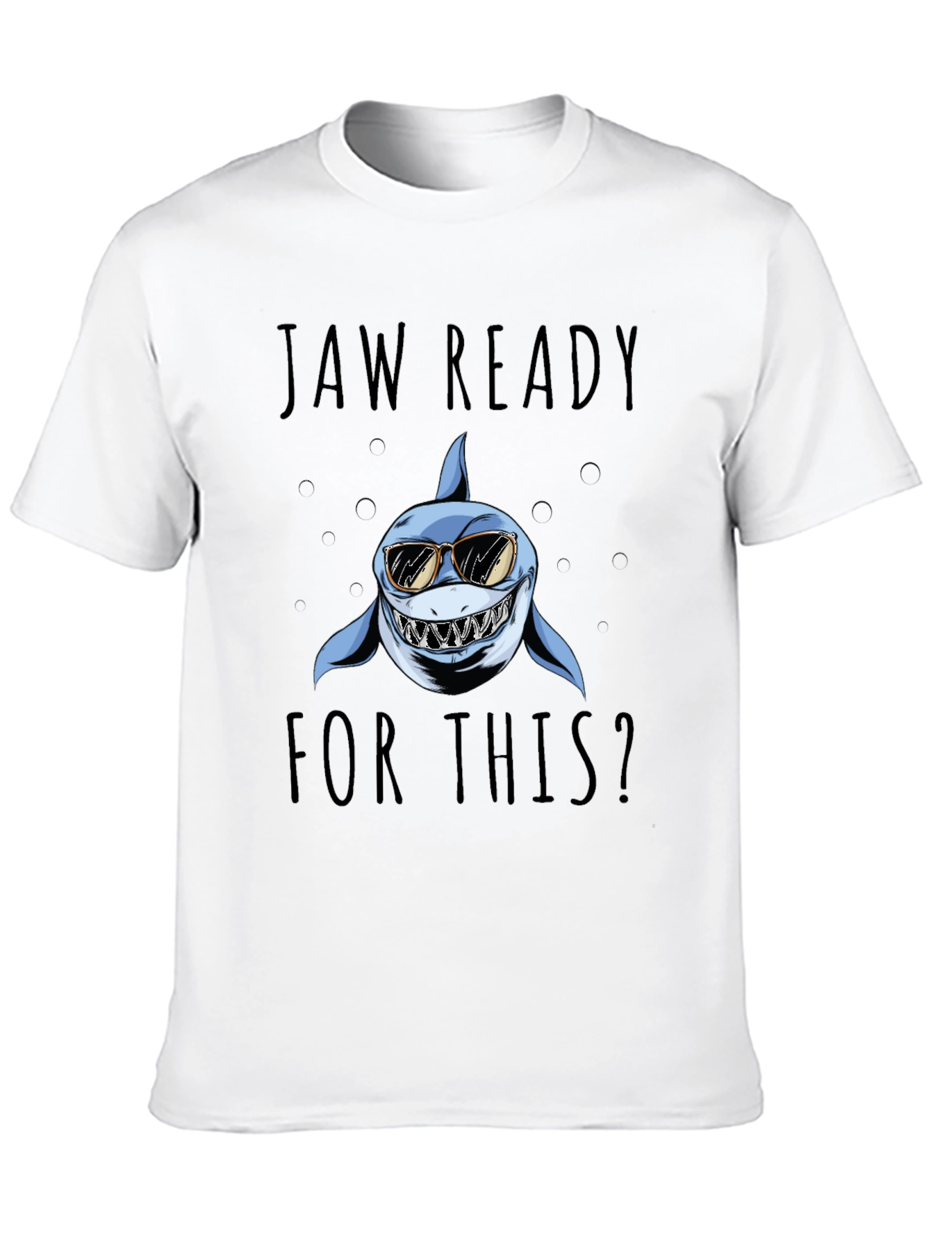 Jaw Ready Shark Graphic T-Shirt