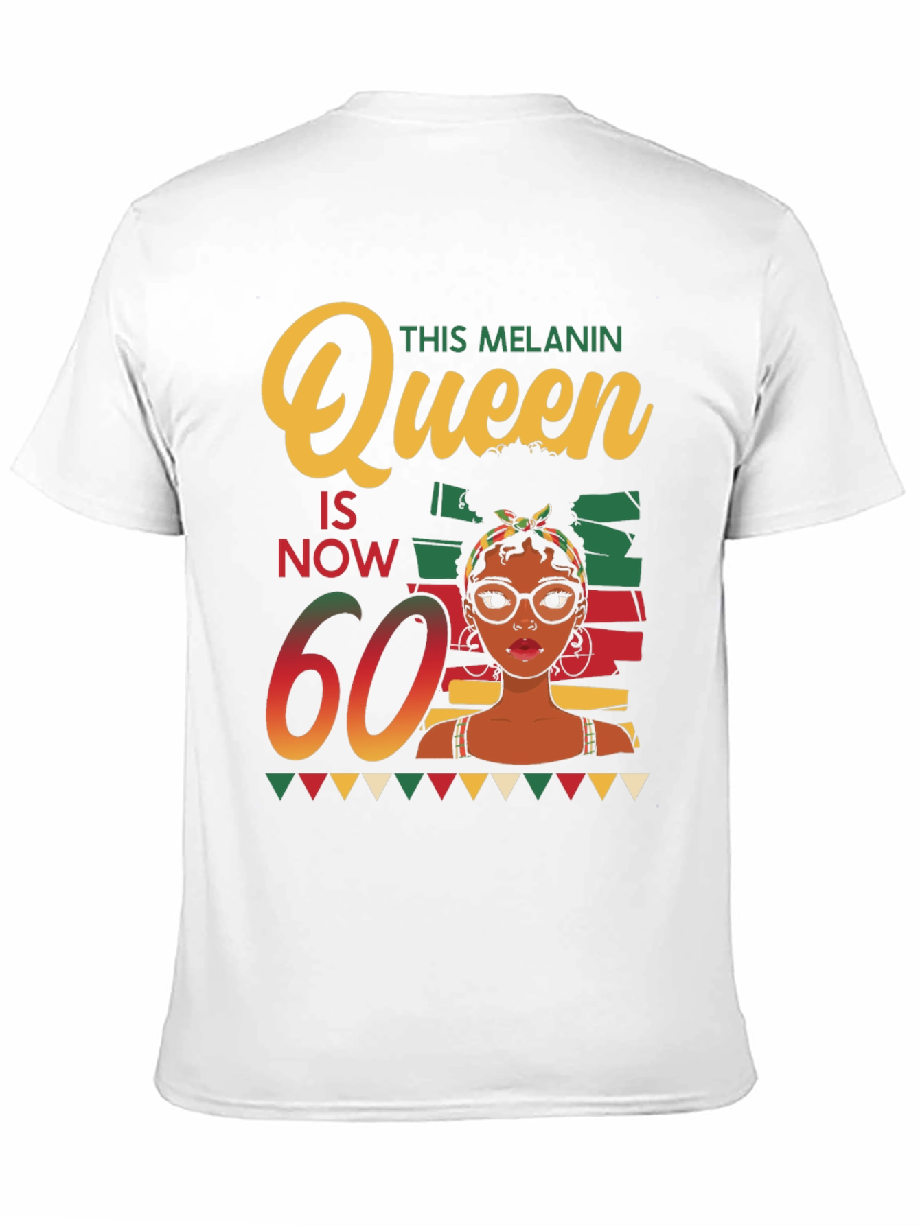 Melanin Queen 60th Birthday T-Shirt