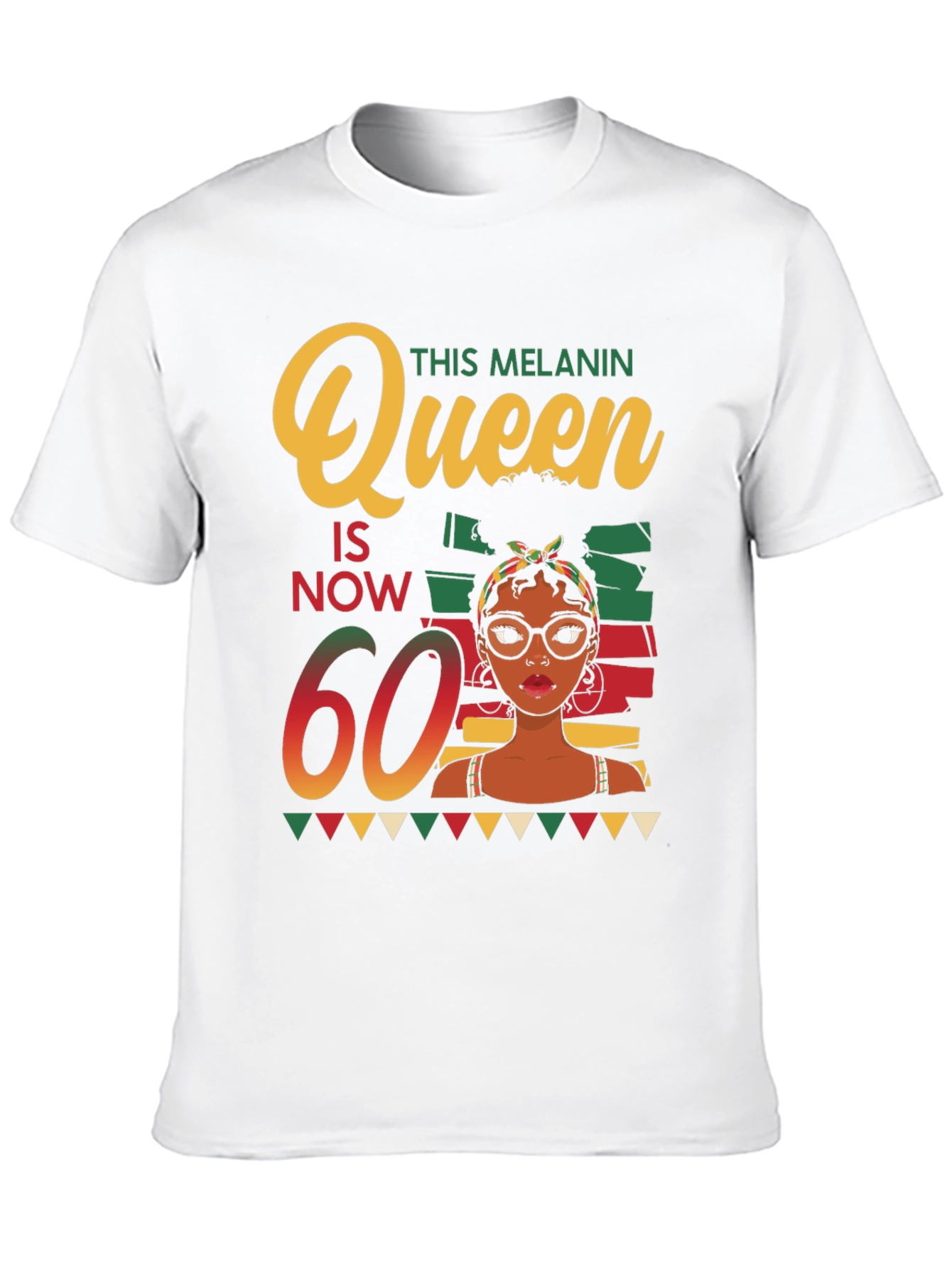 Melanin Queen 60th Birthday T-Shirt