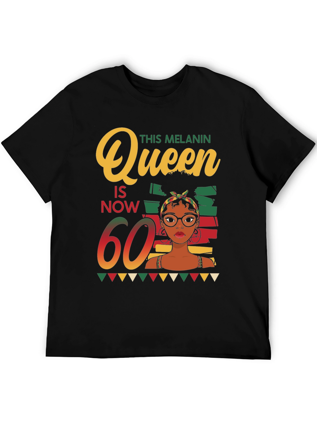 Melanin Queen 60th Birthday T-Shirt