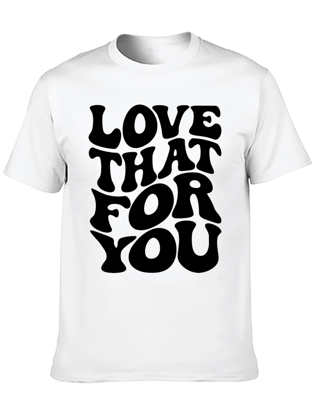 Love That For You Graphic Tee - Black
