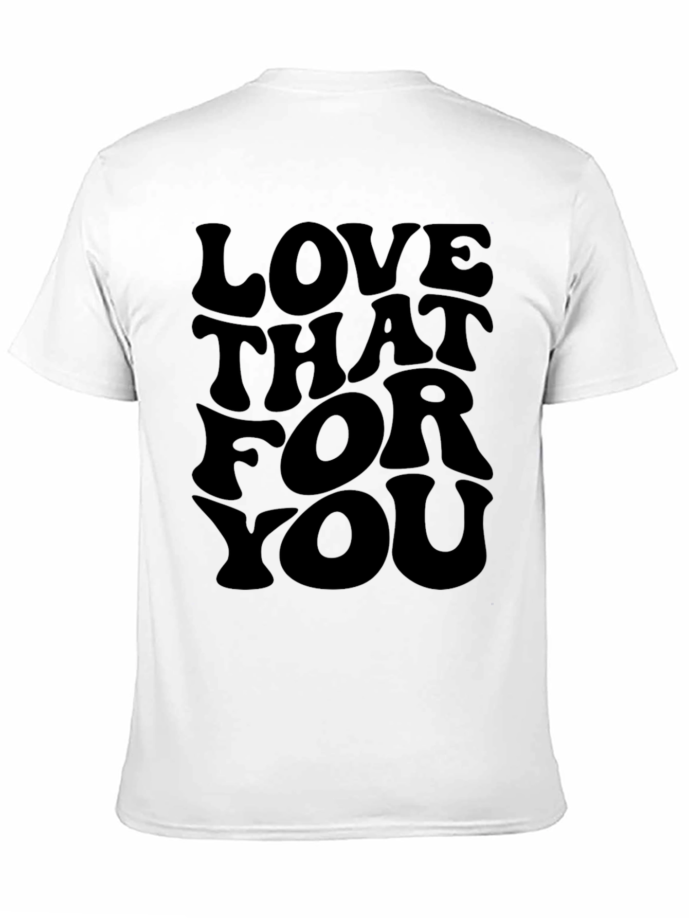 Love That For You Graphic Tee - Black