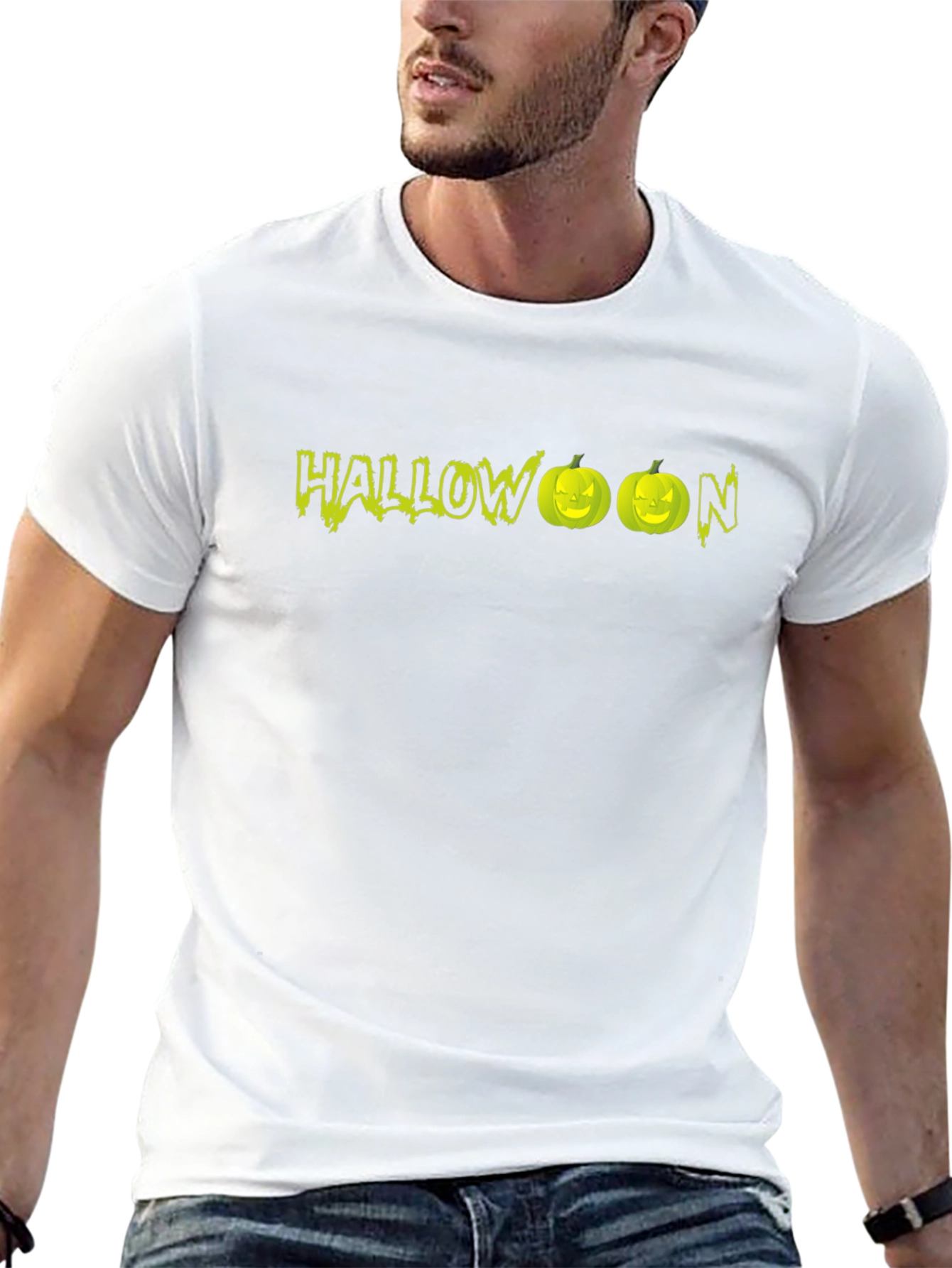 Halloween Pumpkin Graphic Tee - Spooky Season Shirt