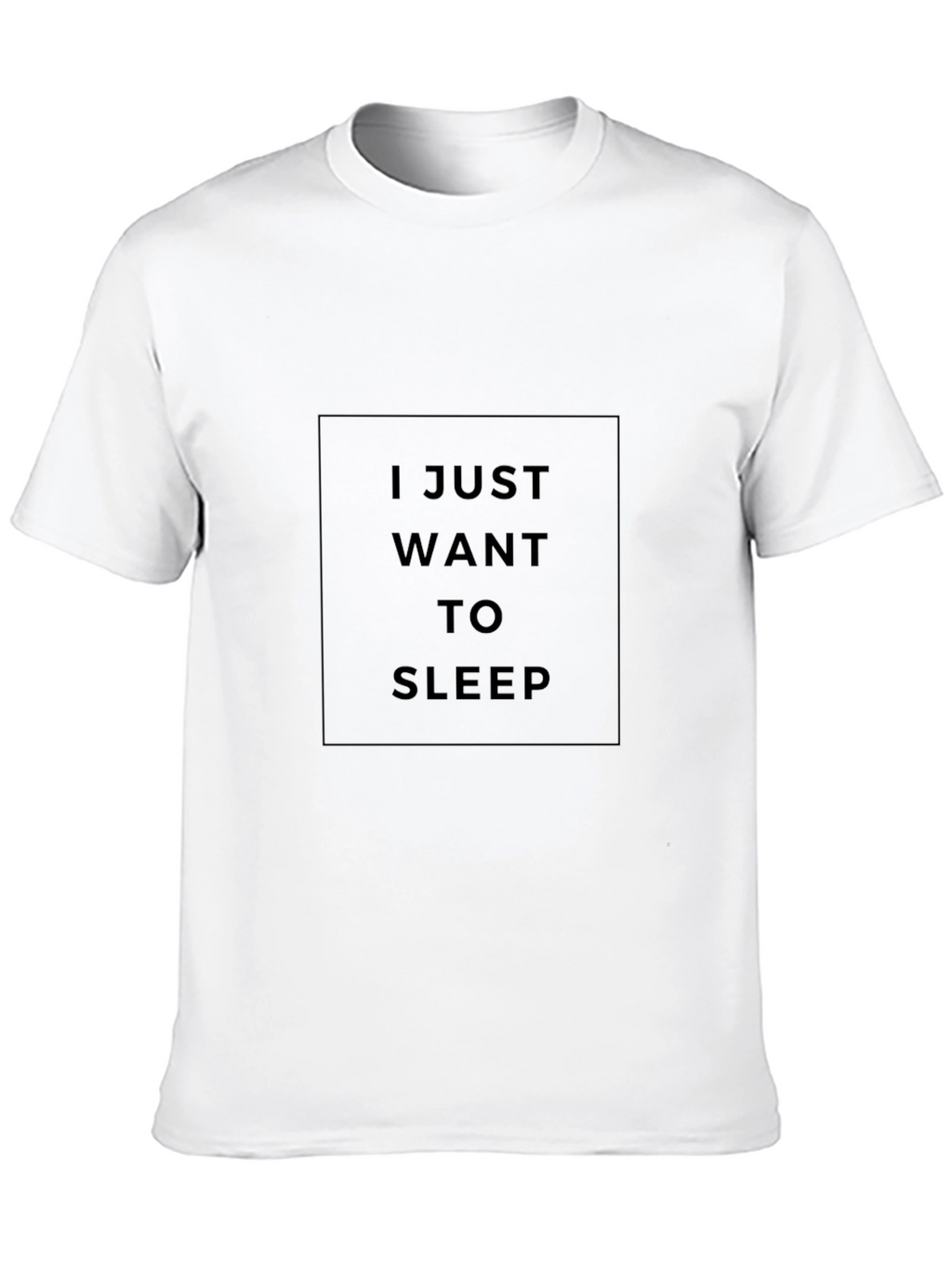 I Just Want to Sleep Black T-Shirt