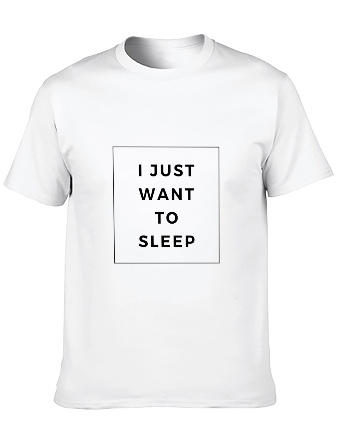 I Just Want to Sleep Black T-Shirt