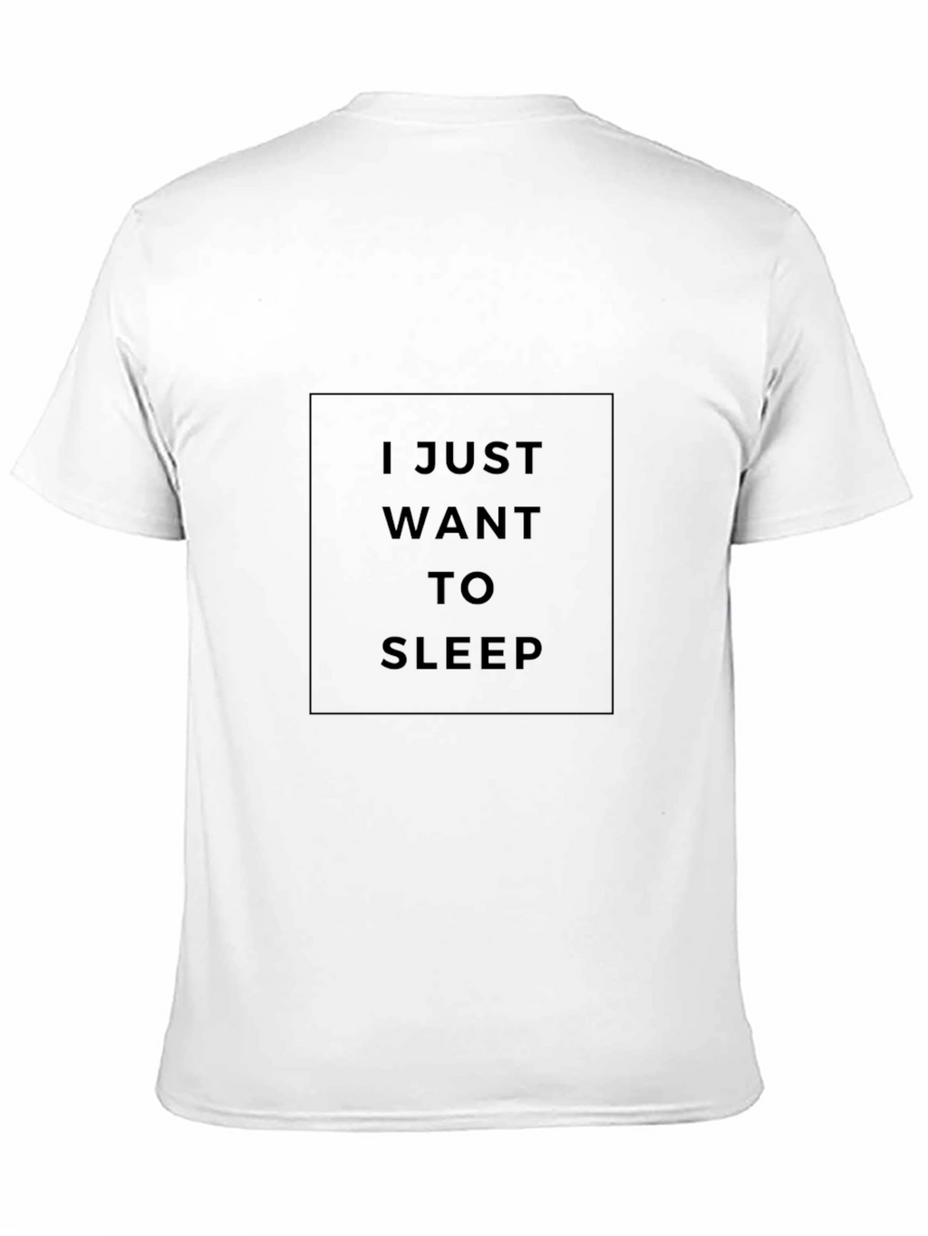 I Just Want to Sleep Black T-Shirt