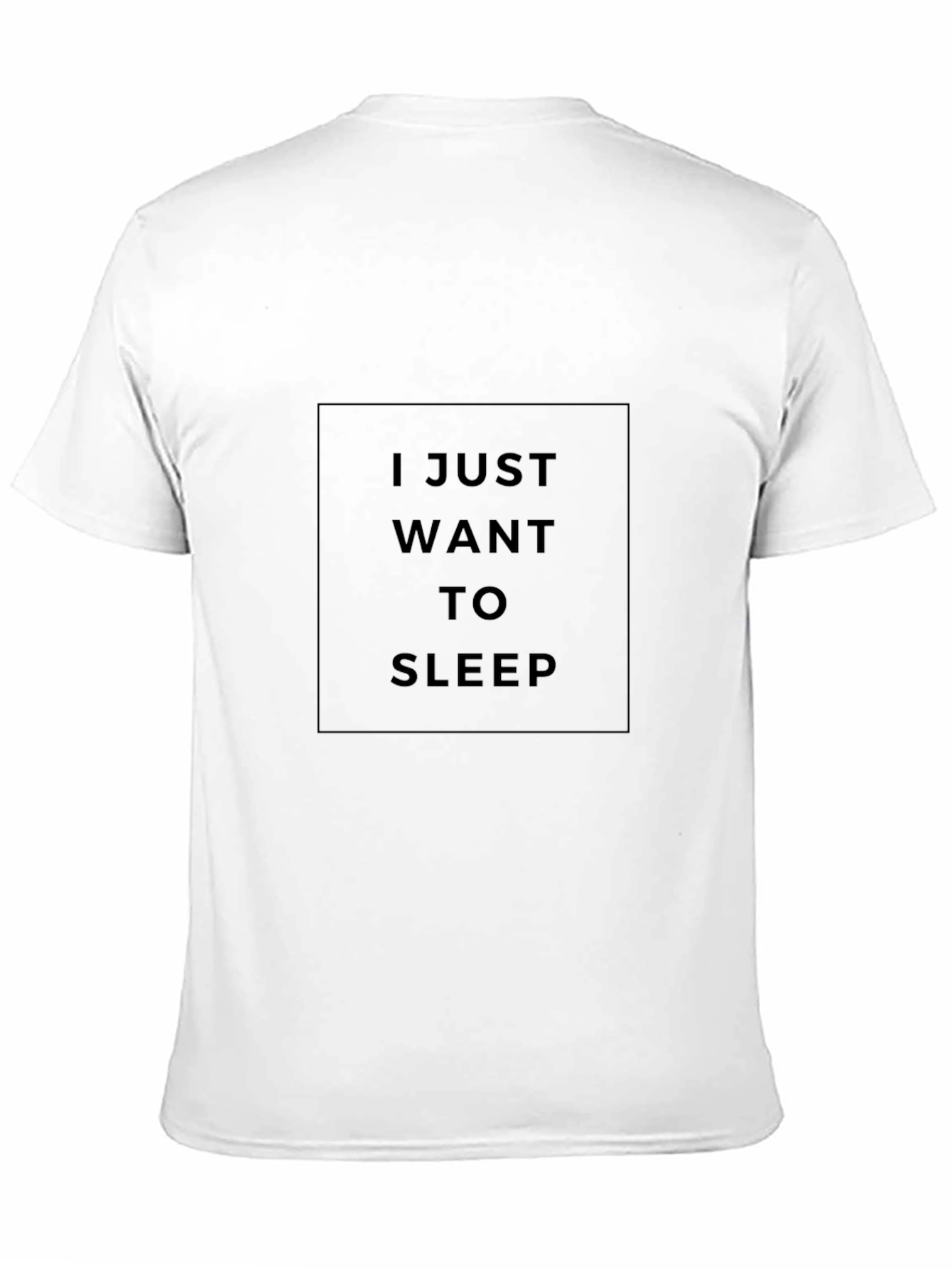 I Just Want to Sleep Black T-Shirt