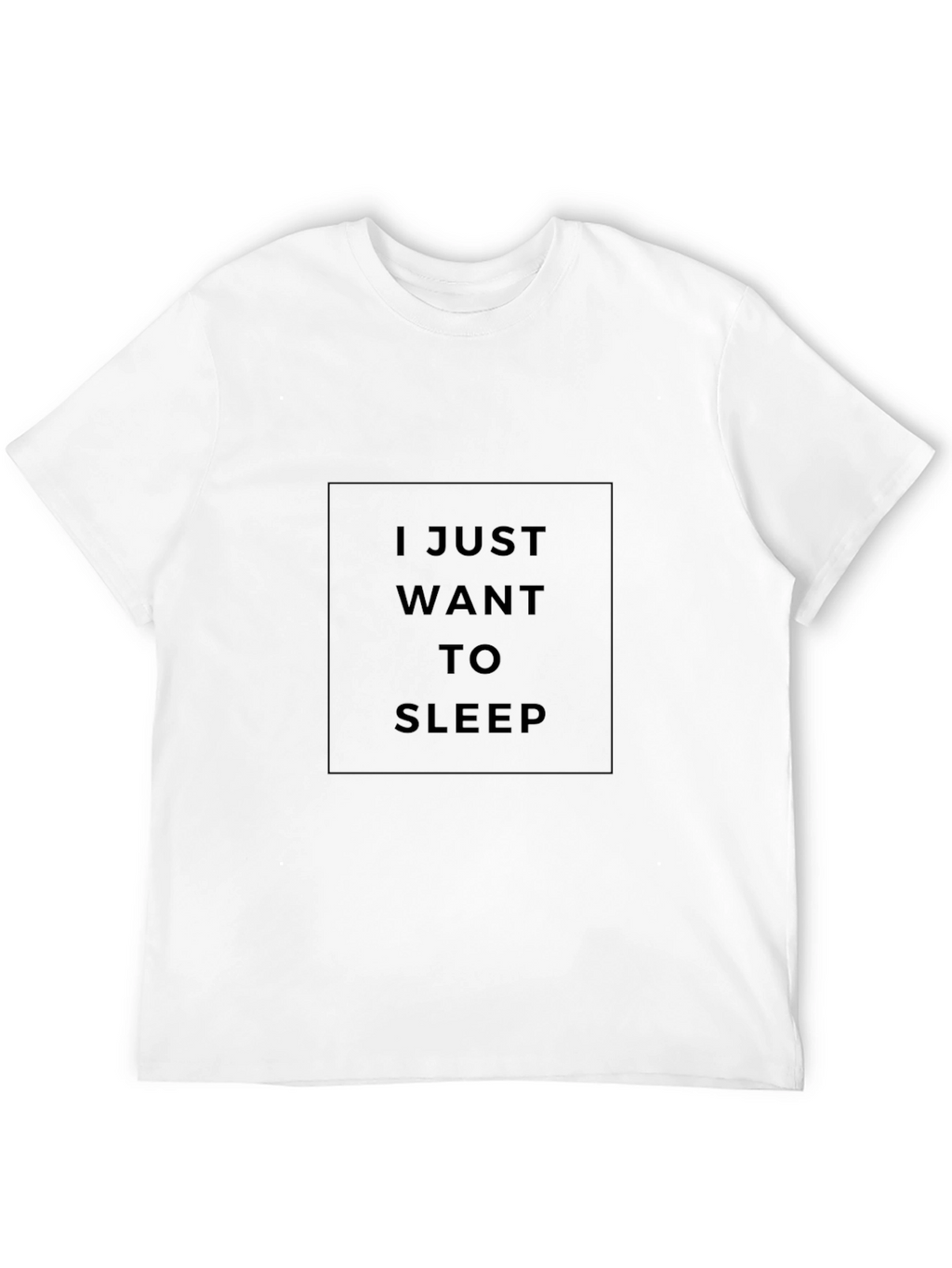 I Just Want to Sleep Black T-Shirt