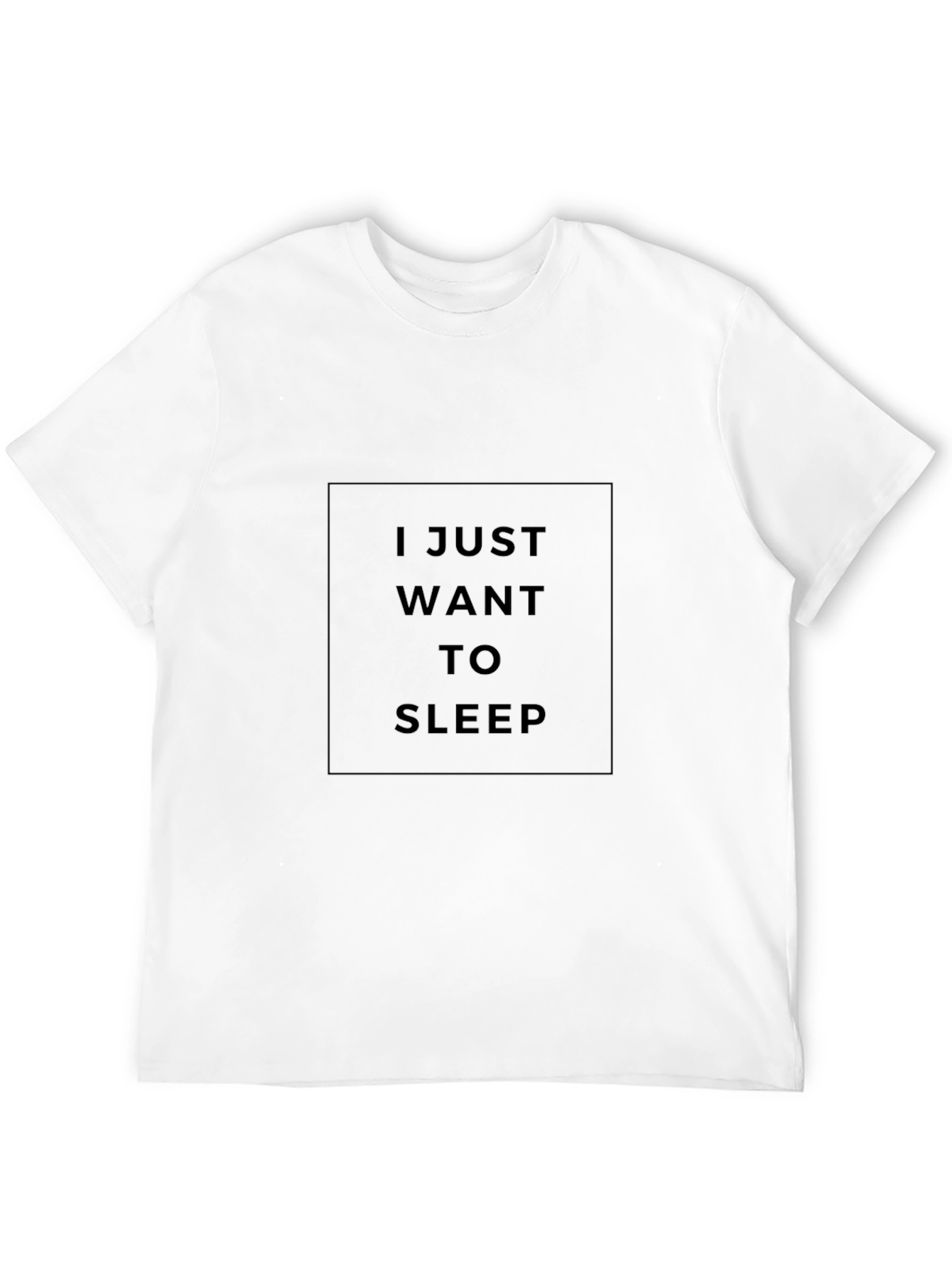 I Just Want to Sleep Black T-Shirt