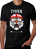 Tiger Racing Graphic Tee - UK Flag Helmet