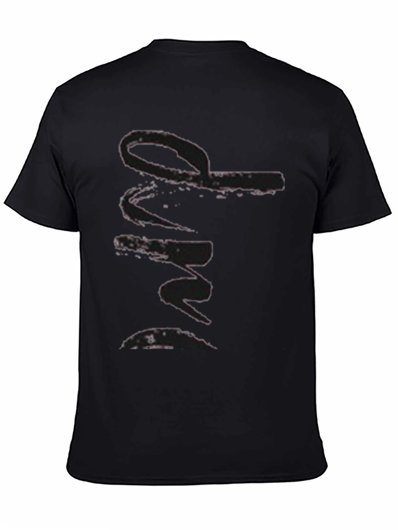 Stylish Black Graphic Print Tee