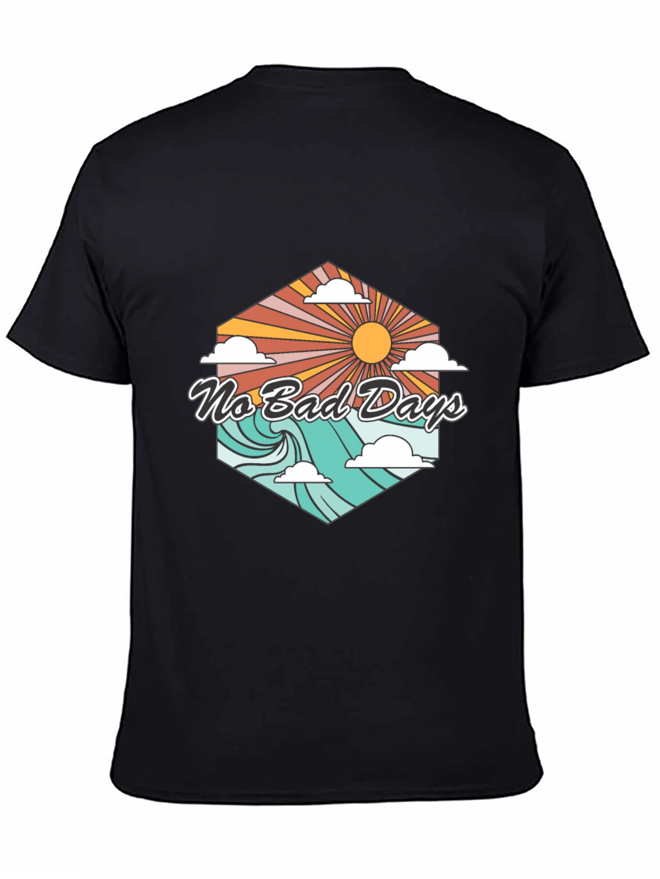 No Bad Days T-Shirt - Retro Summer Vibe