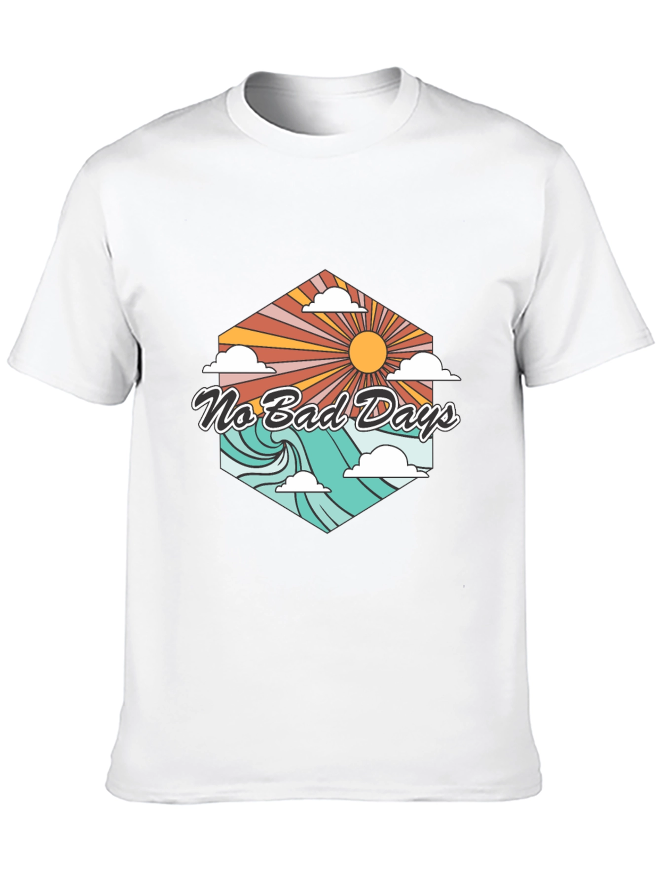 No Bad Days T-Shirt - Retro Summer Vibe